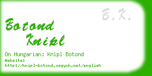 botond knipl business card